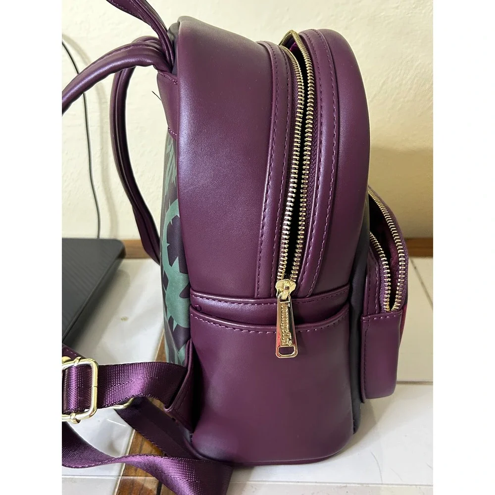 Loungefly Disney Sleeping Beauty Briar Rose Prince Phillip Mini Backpack Purple